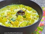 Poosanikai Kootu/ White Pumpkin In Coconut Gravy