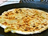 Potato Hash Brown Stuffed Paratha : a Fusion Breakfast Paratha