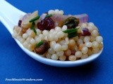 Saffron Pistachios And Cranberry Israeli Couscous