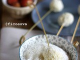 Litchi pops al cioccolato bianco e cocco