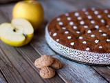 Torta di mele amaretti e cioccolato