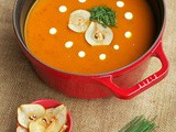 Zuppa di zucca e pere allo zenzero