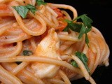 Tomato and Mozzarella Linguine