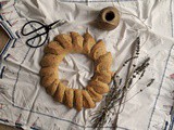 Lavender bread crown for magic autumn days