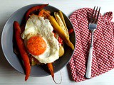 Polenta, vegetables and eggs – a happy triangle