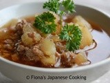 Nikujaga - japanese style potato and beef stew recipe