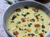 Achari Aloo Raita with Tempering | Pickle flavored Potatoes in curd
