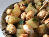 Aloo Makhana Chaat | Potato Fox nut Chaat