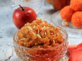 Apple Boondi Halwa