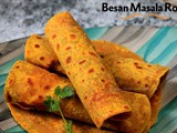 Besan Masala Roti | Spicy Chickpea flour Indian Flatbread