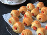 Carrot mini Crescent Rolls (vegan)