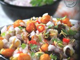 Crispy Kabuli Chana (chickpea) Chaat