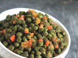 Green Chickpea Salad in Mustard Vinaigrette