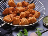 Masoor Dal Pakoda | Red Lentil Fritter (vegan & gluten free)