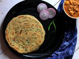 Methi Lachha Paratha | Methi Lachedar Paratha | Fenugreek Lachha Paratha