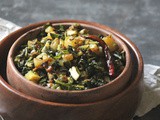 Mula Saga Aloo Bhaja | Radish leaves fry with potatoes