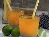 Orange Lemonade with Basil Seeds (Non-alcoholic)