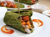 Palak Paneer Wrap