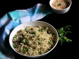 Peas Pulao (no onion & no garlic)