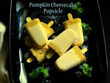 Pumpkin Cheesecake Popsicle