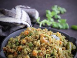 Quinoa Upma (Vegan & Gluten free)