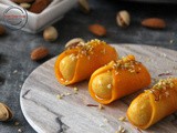 Stuffed Mango Sandesh