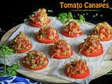 Tomato Canapes | Tomato Chaat