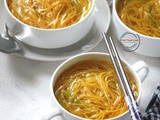 Turmeric Vermicelli Soup - Vegan & Gluten free
