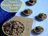 Veggie Pearl Millet Tart | Veggie Bajra Tart