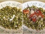 Moong Sprouts Chat | Chat Recipe using Green Gram Sprouts