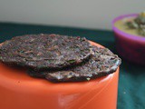 Ragi Murungai Keerai Adai | Ragi and Drumstick Leaves Adai | Low Fat Snacks