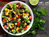 Abc Salad | Avocado Black Bean Cucumber Salad Recipe | Vegan Dairy Free | Healthy Recipe | Flavour Diary