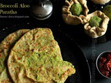 Broccoli Aloo Paratha Recipe | Vegetarian | Broccoli Recipe | Flavour Diary