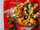 Chicken salad with paprika / Salad mit Hühnchenbrustfillet und Paprikaschoten / Sałatka z kurczakiem i papryką