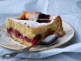 Fast and cheap cake with plums/ Schnelle und billige Pflaumenkuchen / Szybkie i łatwe ciasto ze śliwkami