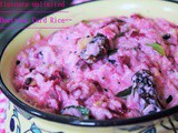 Beetroot Curd Rice