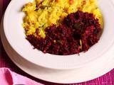 Beetroot Peanut Fry | Beetroot Poriyal