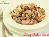 Crispy Chicken Salad in Thousand Island Dressing