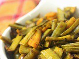 Gavar, Guwa or Guvar Phali ki Sabji / Clustered Beans Fry