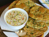 Khasta Palak Puri with Chawal Ki Kheer