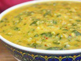 Palak Moong Daal | Spinach Lentil Curry | Muga Saga