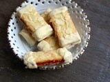 Almond jammy sticks