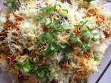 Indian-Pakistani inspired curry: a Tikka masala-meets-jalfrezi on a bed of basmati rice