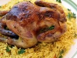 Iranian-Inspired Chicken with rice and barberries