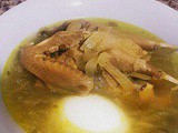 Kadra soup with pigeons or lamb testicles for the braves