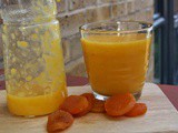 Moroccan apricot and orange juice