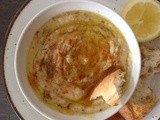 Moroccan Bissara with dried fava beans purée (or dip if affinities)