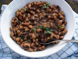 Moroccan black eyed peas salad