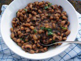 Moroccan black eyed peas salad