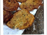 Moroccan Chermoula fritters or beignets - Beignets ou galettes de chermoula